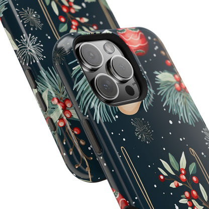 Elegant Christmas Ornaments and Pine - MagSafe iPhone Series Case