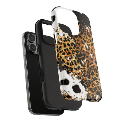 Bold Leopard Ink Splash - iPhone Series Case