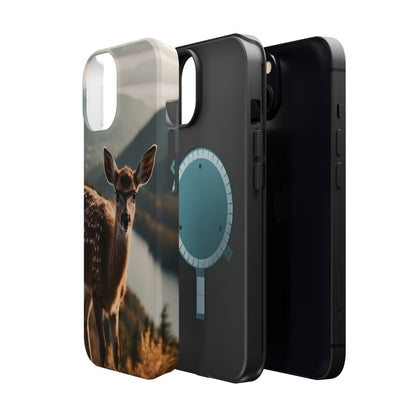 Whimsical Fawn in a Sunlit Forest MagSafe iPhone Case