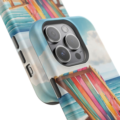 Vibrant Beach Escape MagSafe iPhone Case – Summer Vibes Design