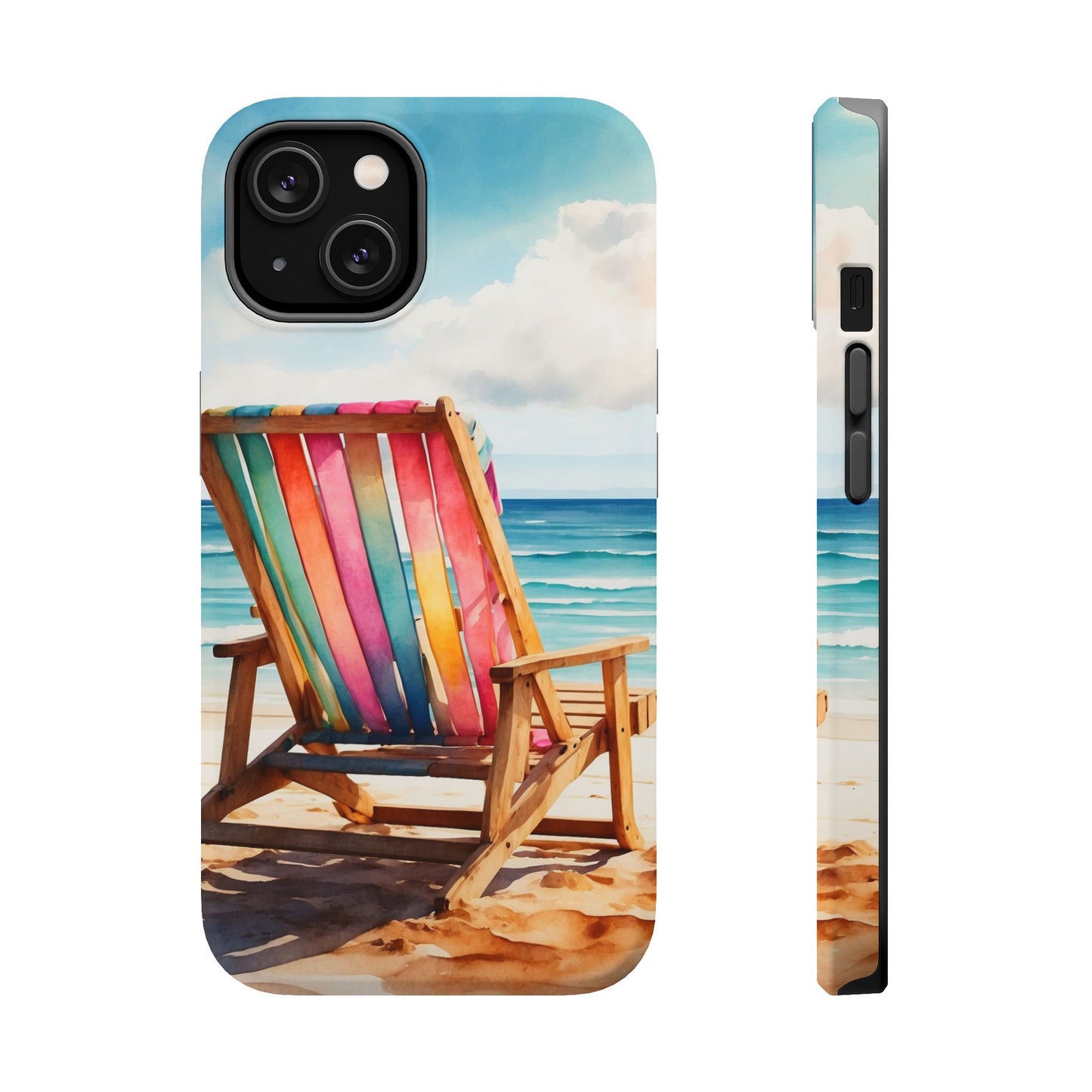 Vibrant Beach Escape MagSafe iPhone Case – Summer Vibes Design