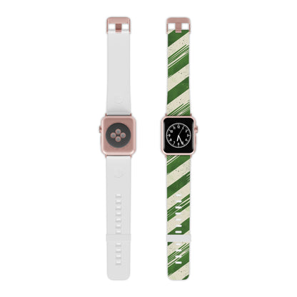 Green Stripes  Apple Watch Band