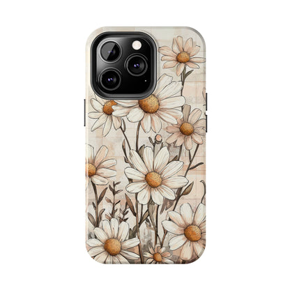 Pastel Daisy iPhone Case - Elegant Floral Protective Cover - BOGO Cases