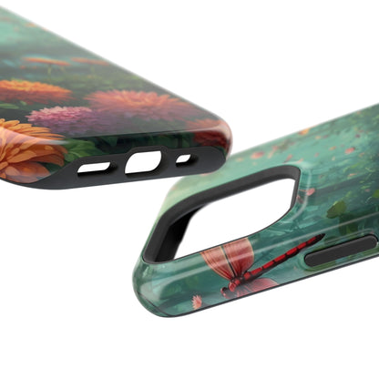 Enchanted Forest Dragonflies & Blossoms – MagSafe iPhone Series Case