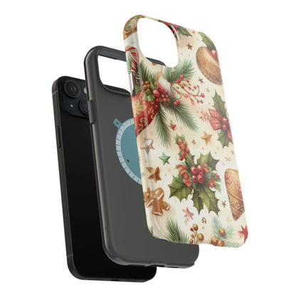 Classic Christmas Stocking & Ornaments Pattern – iPhone Series Case