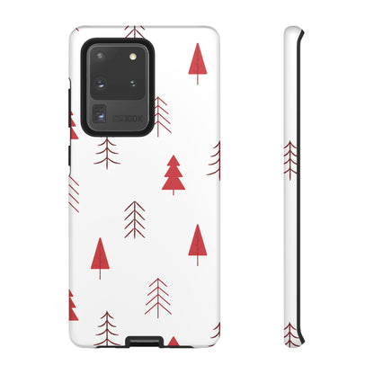 Scandi Red Pine Trees - Samsung Galaxy Series Case