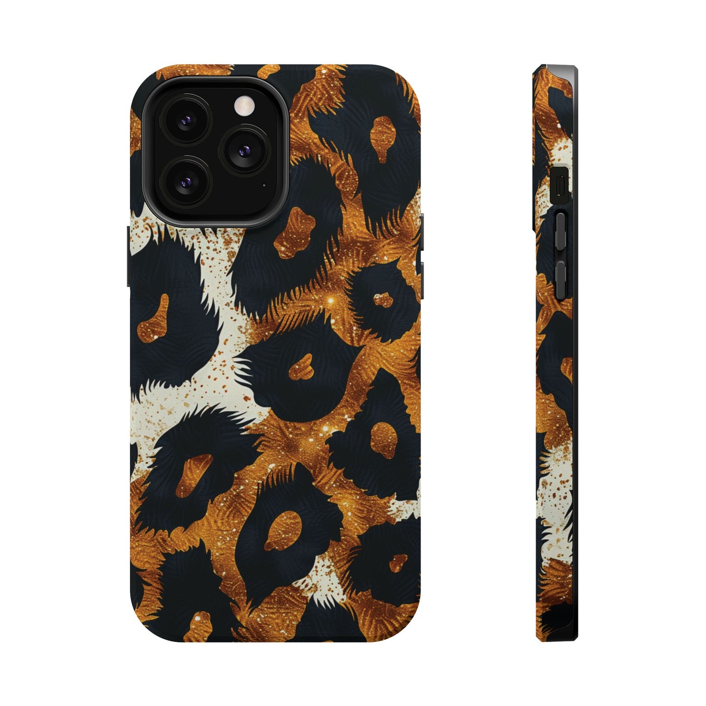 Safari Noir Gold Leopard iPhone Case