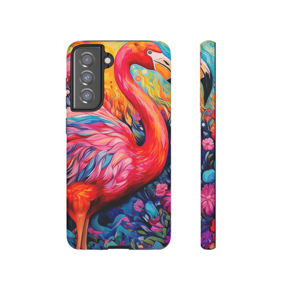 Flamingo Fiesta – Vibrant Flamingo Samsung Galaxy Phone Case