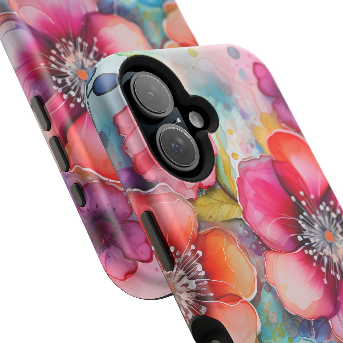 Vibrant Watercolor Floral Garden - MagSafe iPhone Series Case