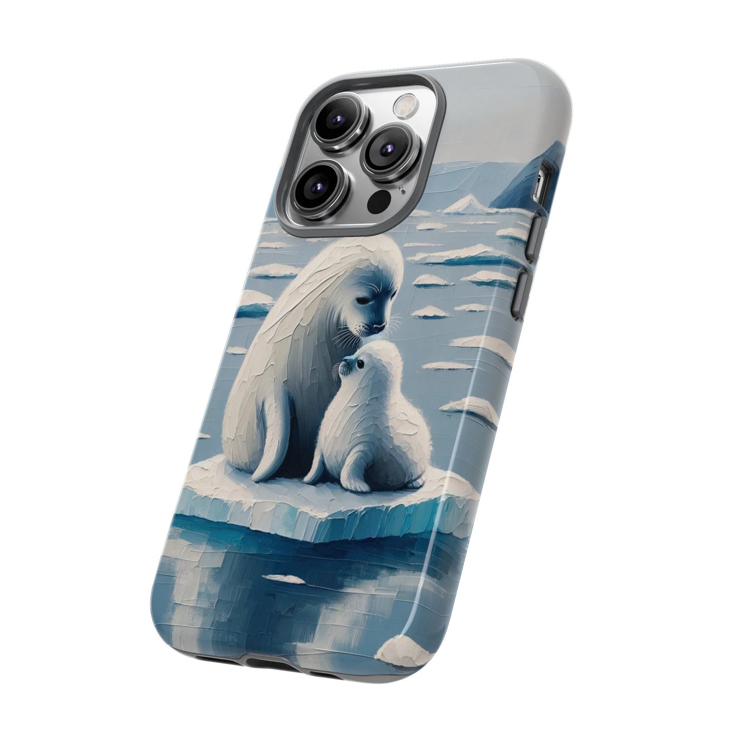 Arctic Serenity Seal iPhone Case