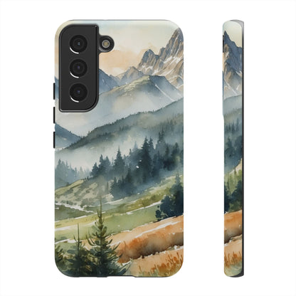 Serene Alpine Forest - Samsung Galaxy Case