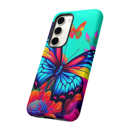 Vivid Butterfly & Floral Burst - Samsung Galaxy Case