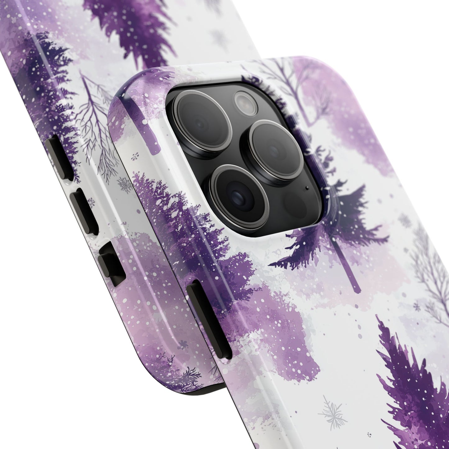 Purple Snowy Forest - iPhone Series Case