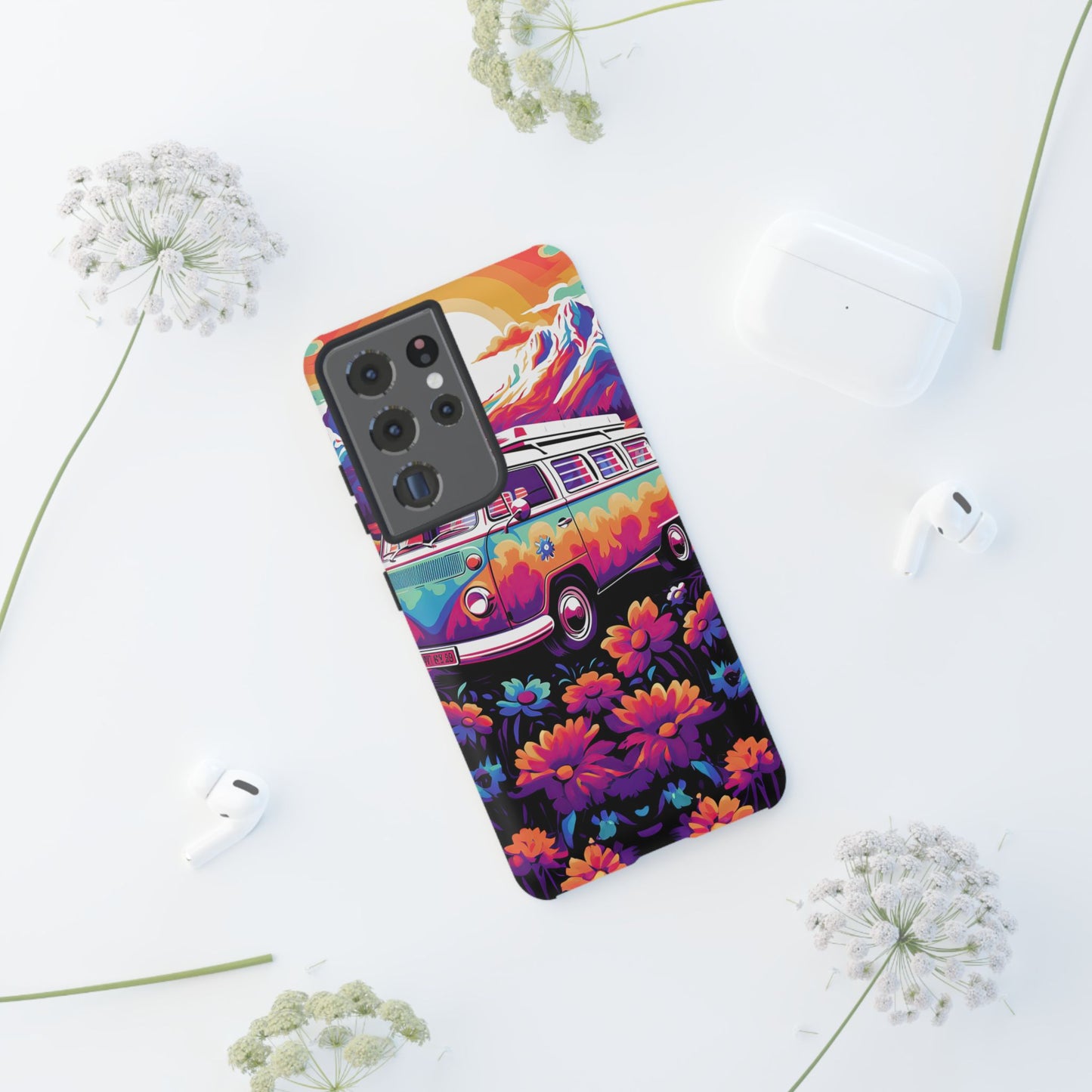 Groovy Floral Sunset Van – Samsung Galaxy Series Case