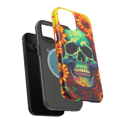 Sun Kissed Skull MagSafe iPhone Case