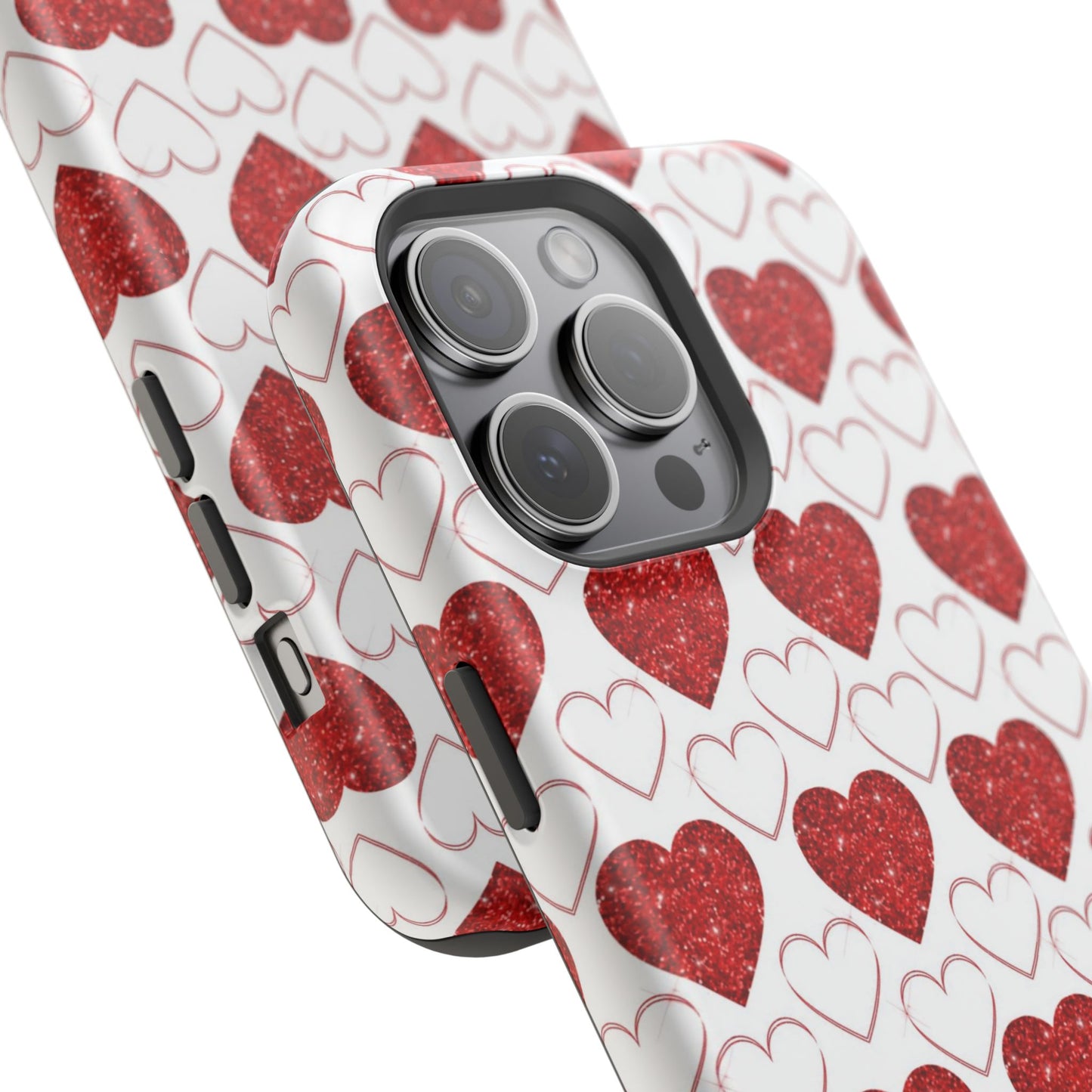 Glitter Heart Bliss MagSafe Case