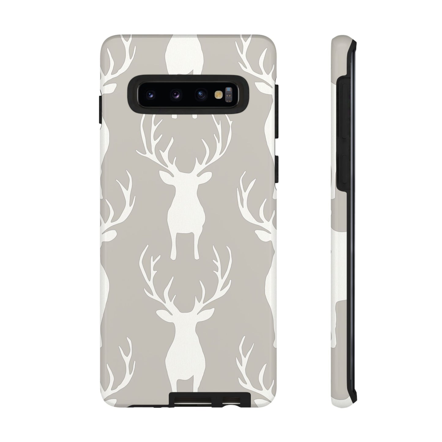 Minimalist Deer Silhouette Pattern – Samsung Galaxy Series Case