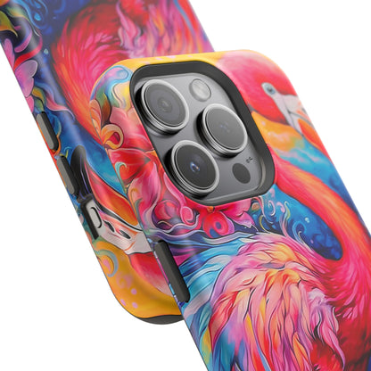 Flamingo Radiance – MagSafe iPhone Cases