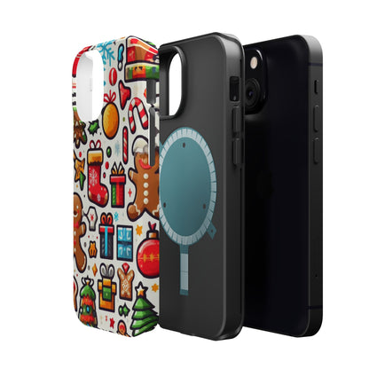 Festive Christmas Icons Pattern – MagSafe iPhone Series Case