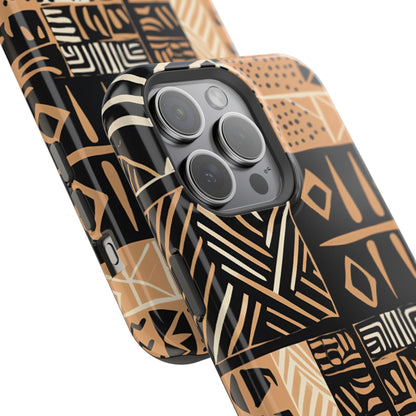 Tribal Geo-Pattern MagSafe Case – Bold Ethnic Design