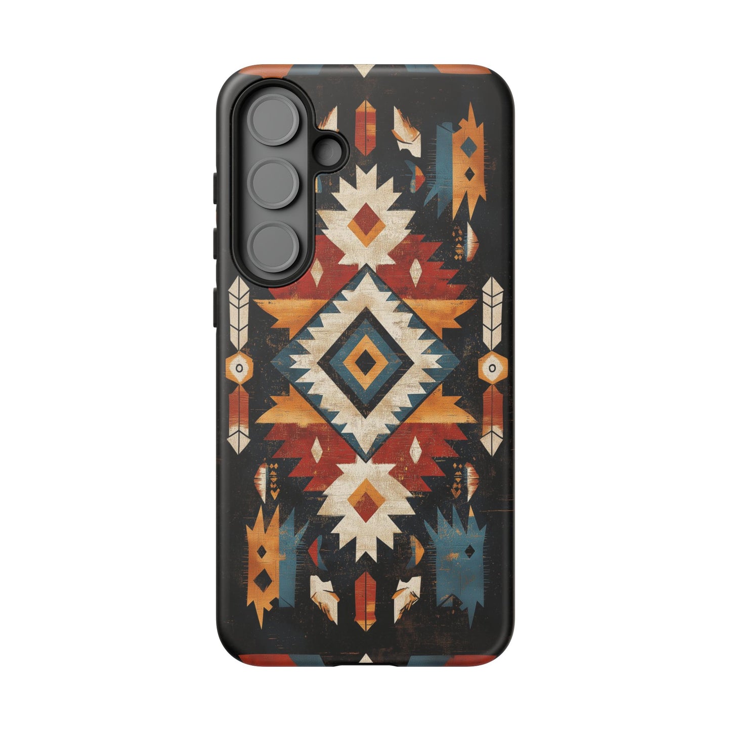 Southwestern Arrow & Diamond Tough Samsung Galaxy Case – Bold Tribal Design, Dual-Layer Protection