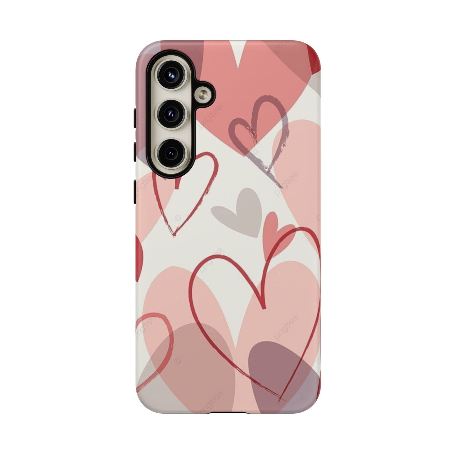 Romantic Red Hearts Samsung Galaxy Case