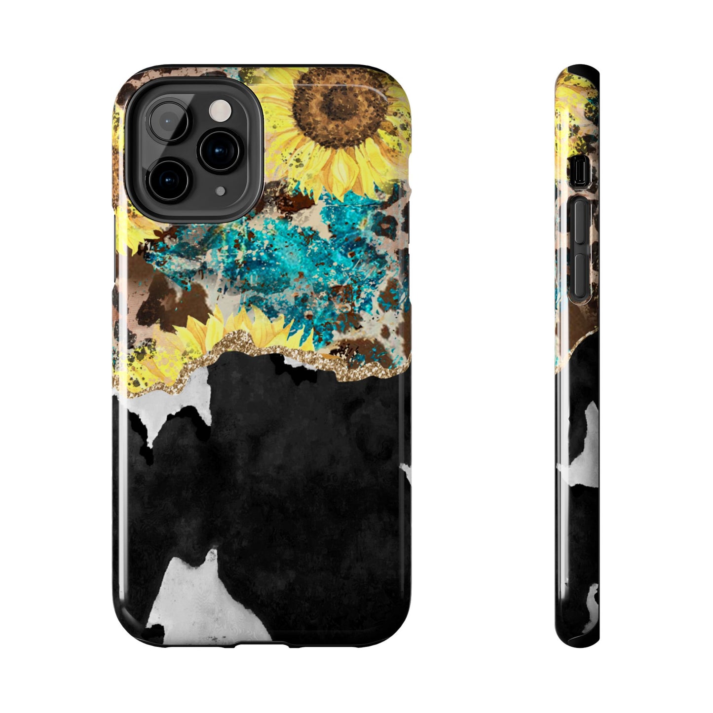 Rustic Sunflower Leopard Glam - iPhone Series Case