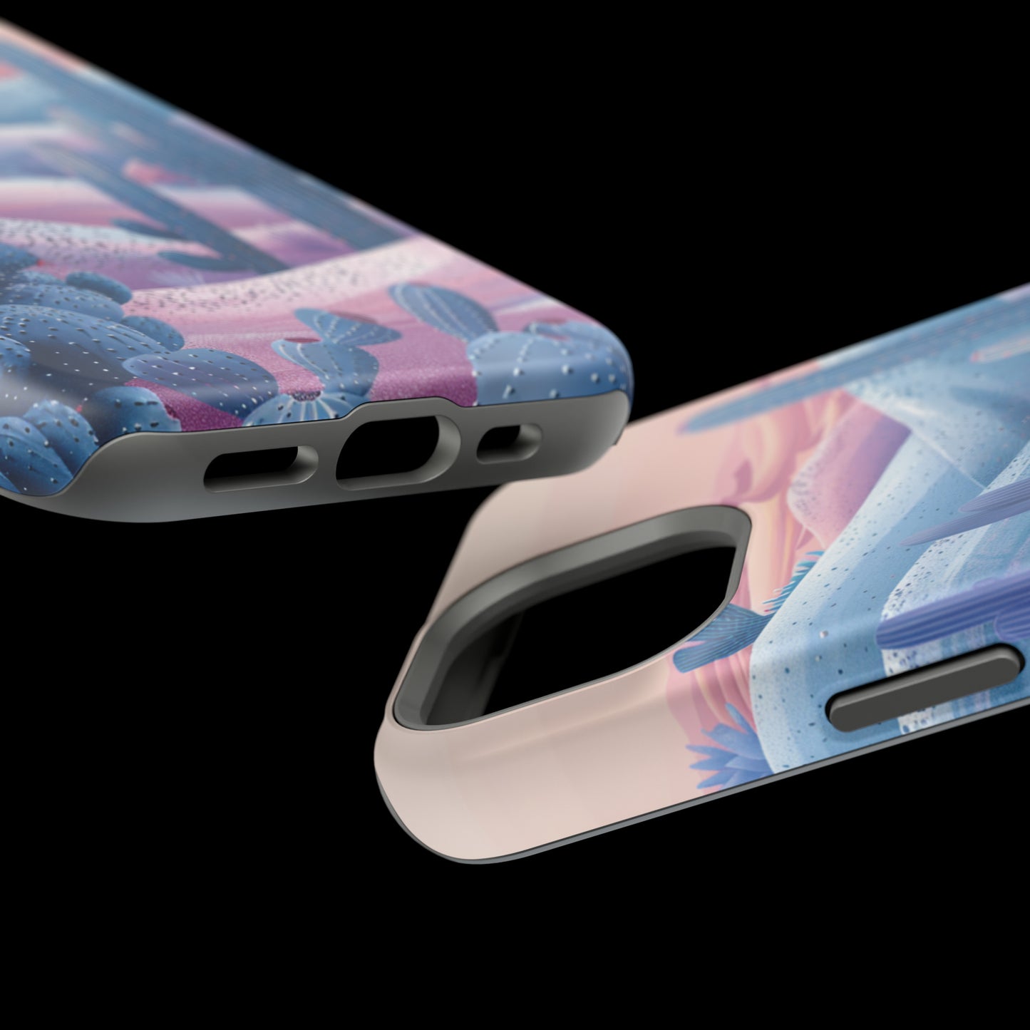 Desert Oasis MagSafe Case for iPhone – Cactus & Western Landscape Design for iPhone 15, 14 Pro Max, 13, and More!