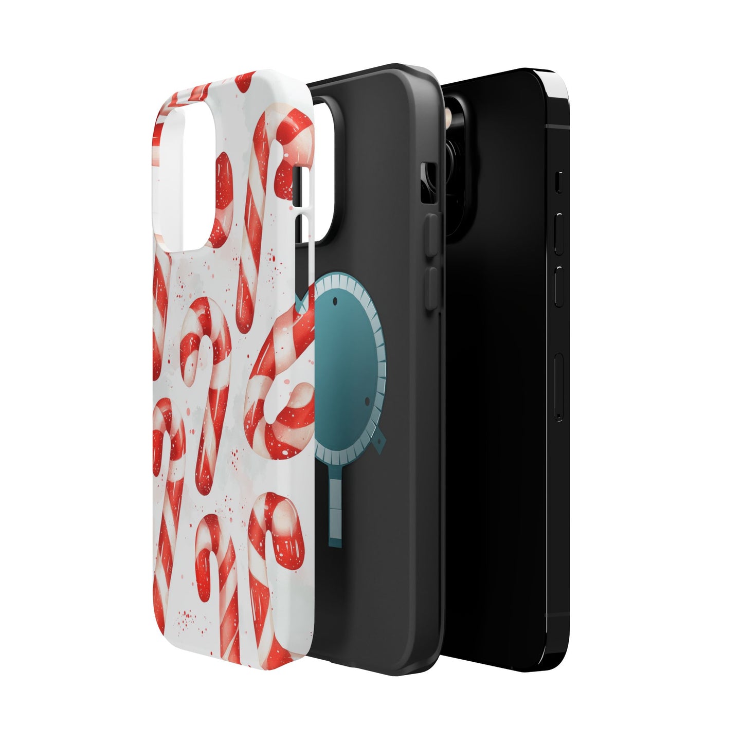 Festive Candy Cane Delight - MagSafe iPhone Series Case