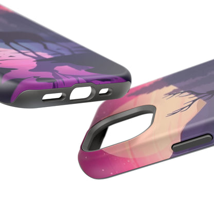 Twilight Elegance: Stag Reflection – MagSafe iPhone Case