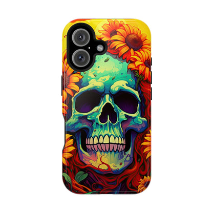 Sun Kissed Skull MagSafe iPhone Case