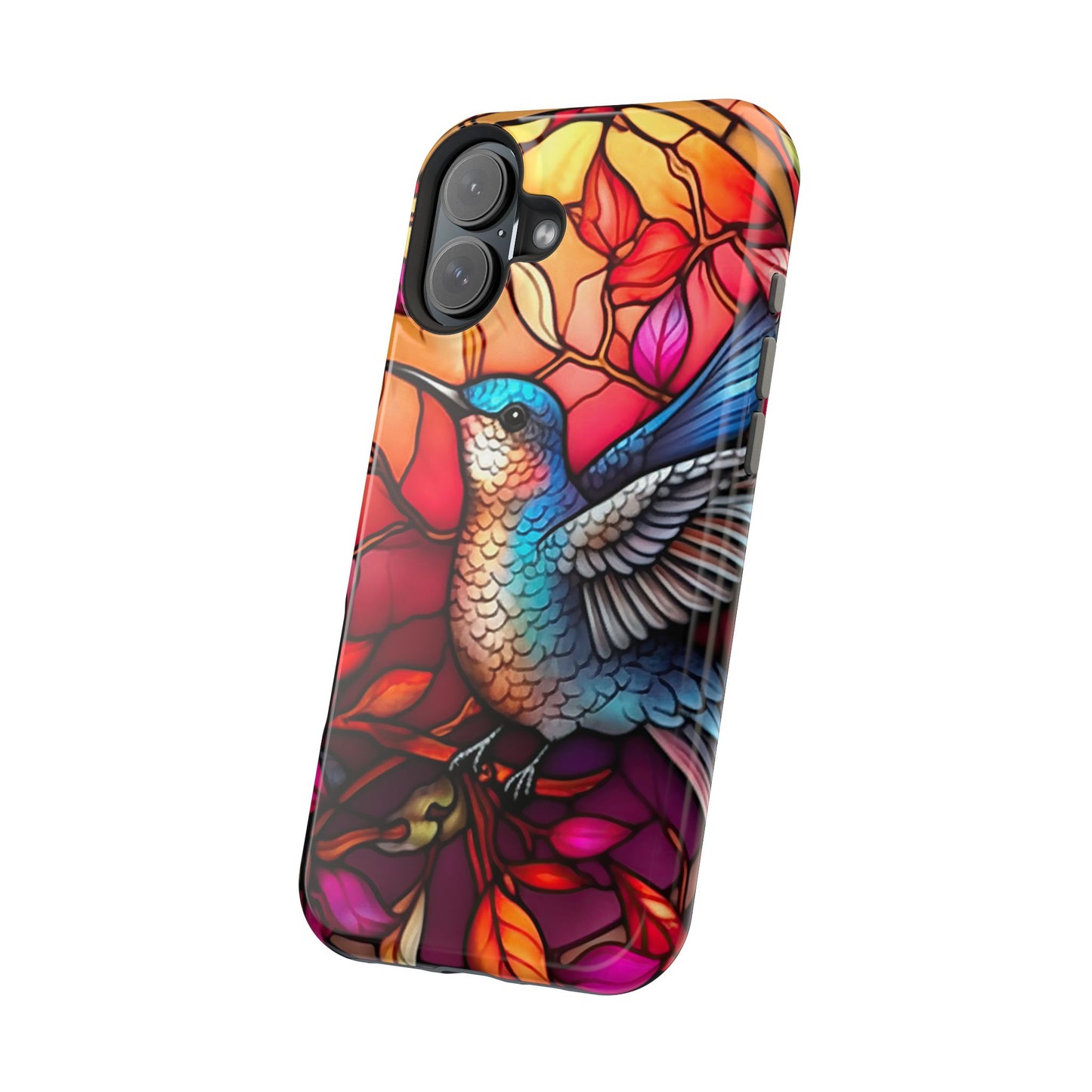 Radiant Multicolor Bird Artwork - MagSafe iPhone Case