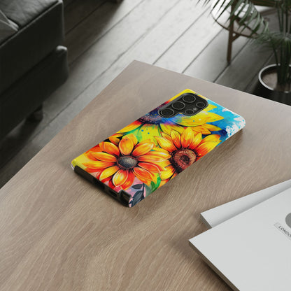 Vibrant Sunflower Splash - Samsung Galaxy Series Case