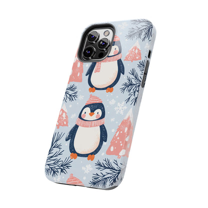 Penguin in Winter Wonderland iPhone Case