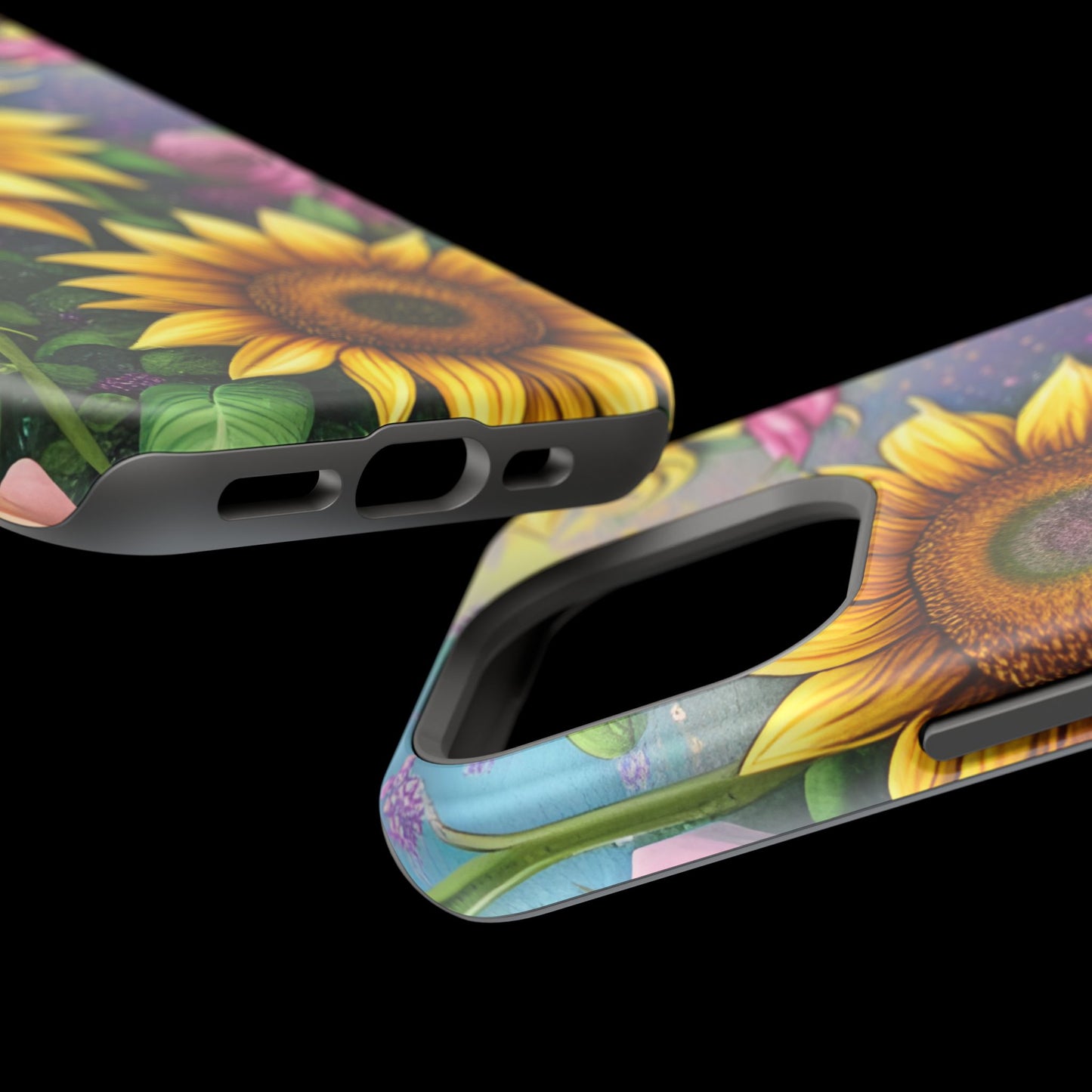 Whimsical Sunflower & Rose Garden - MagSafe iPhone Series Case