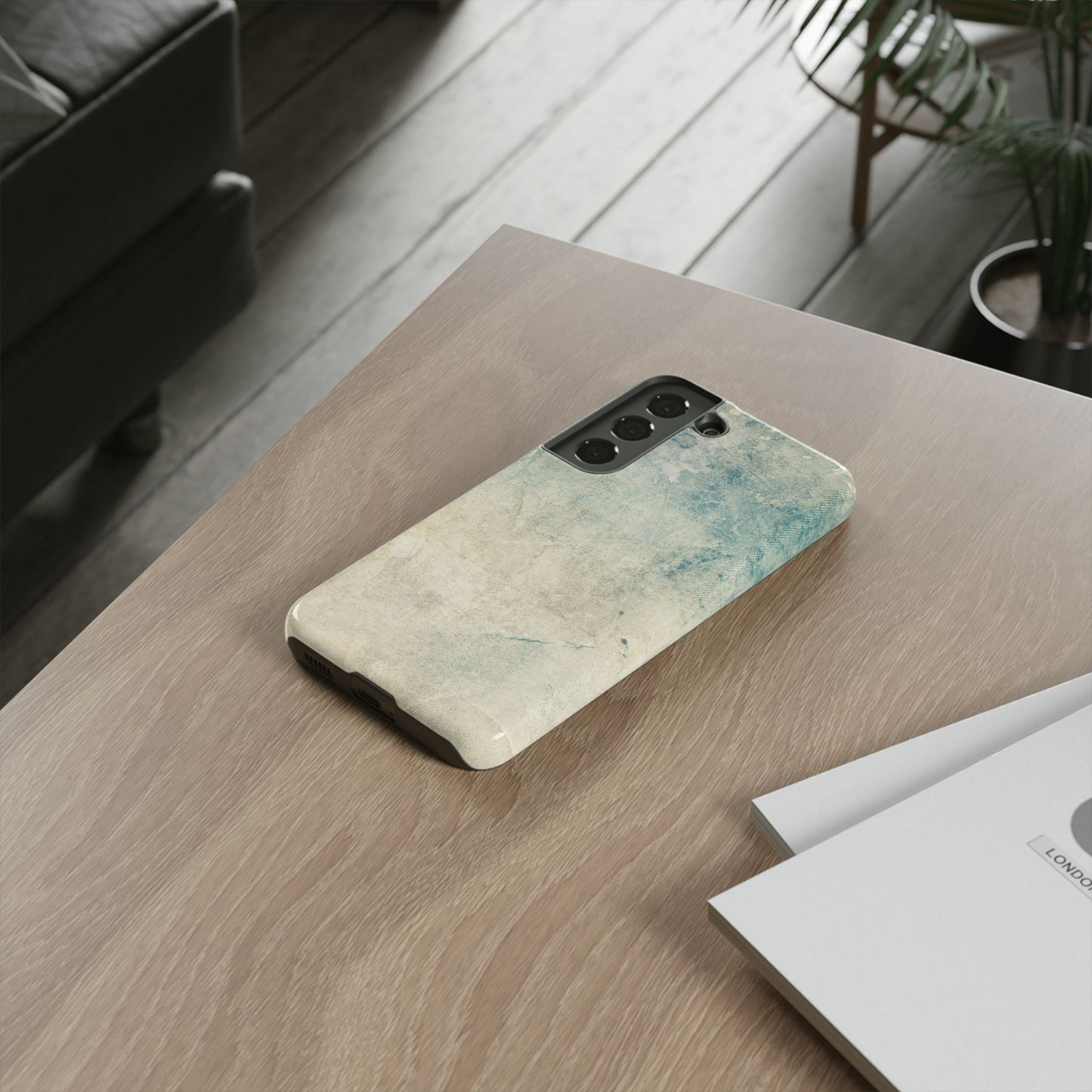 Vintage Aged Texture Samsung Galaxy Case – Rustic Weathered Design