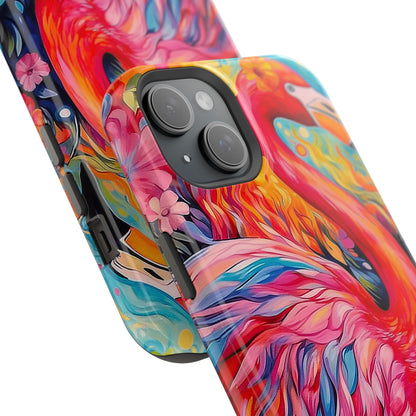 Flamingo Fiesta – Vibrant Flamingo MagSafe iPhone Cases