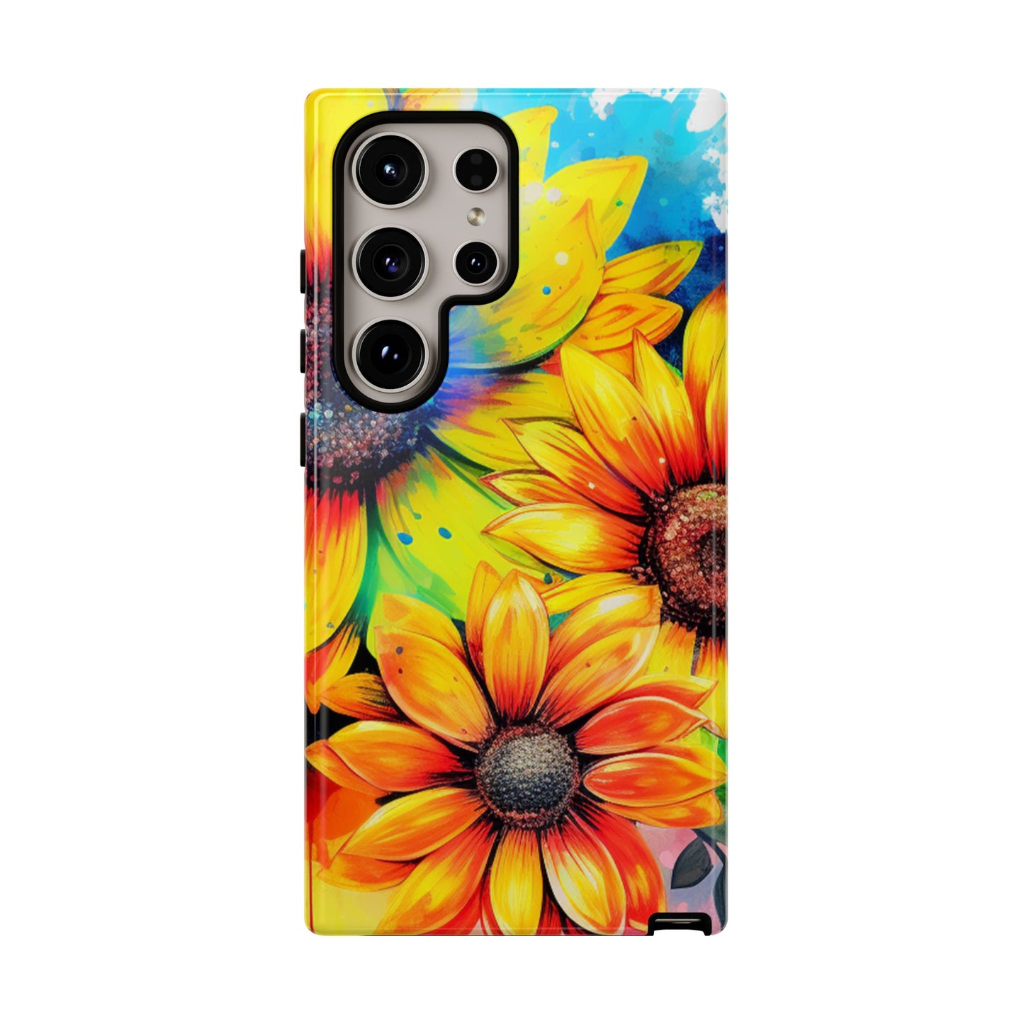 Vibrant Sunflower Splash - Samsung Galaxy Series Case