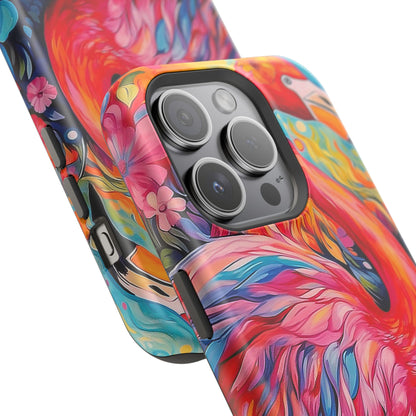 Flamingo Fiesta – Vibrant Flamingo MagSafe iPhone Cases