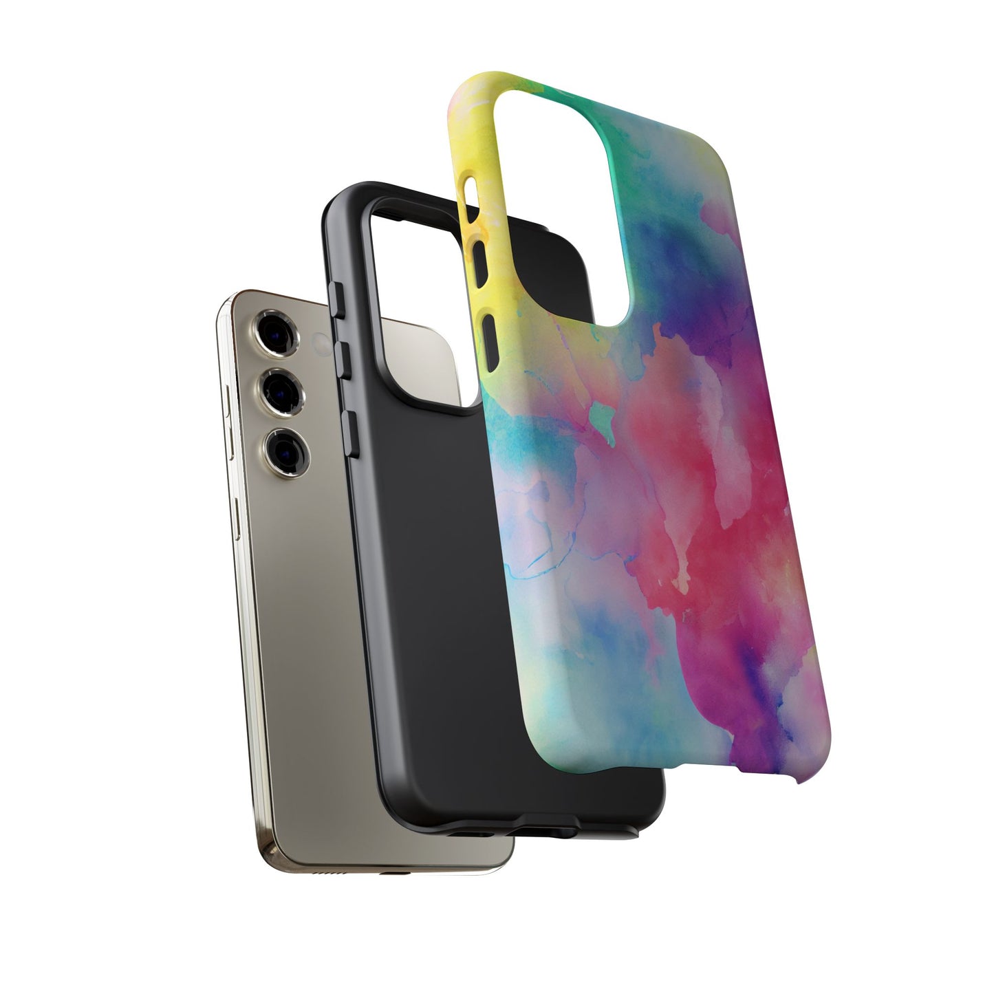 Pastel Watercolor Dream Samsung Galaxy Case – Slim Profile, Glossy Finish