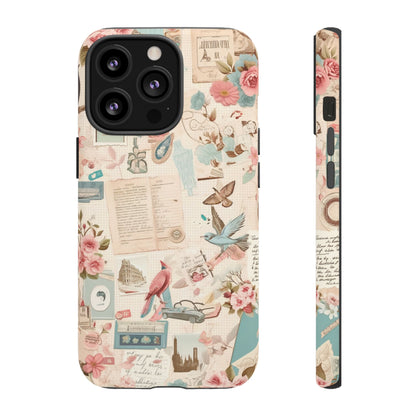 Vintage Collage iPhone Case - Retro Nostalgic Protective Cover