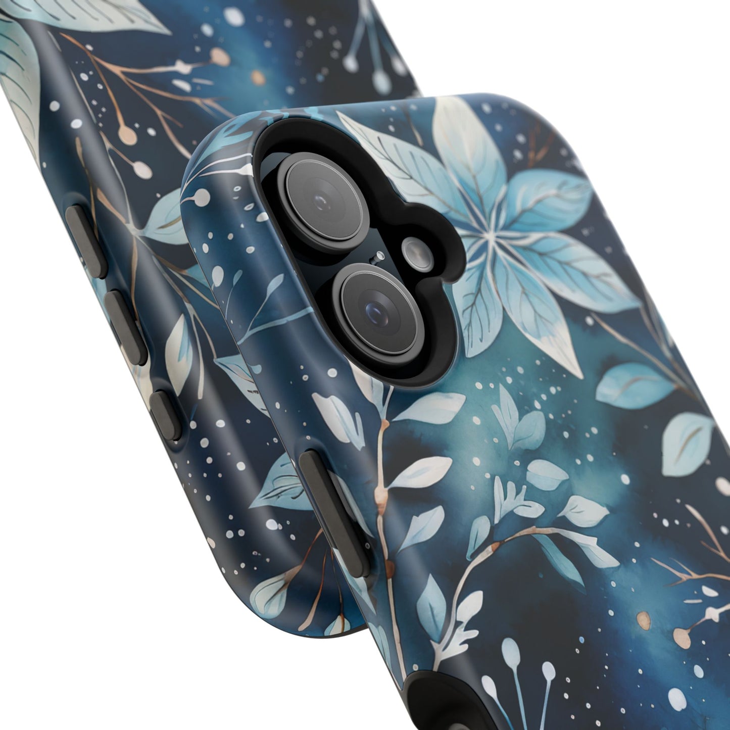 Midnight Frost Botanical – MagSafe iPhone Case