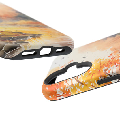 Autumn River Serenity – MagSafe iPhone Case