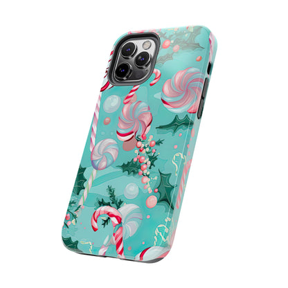 Candy Cane & Peppermint Holiday Delight – iPhone Series Case