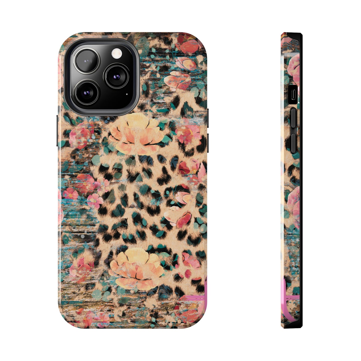 Rustic Floral Leopard - iPhone Series Case