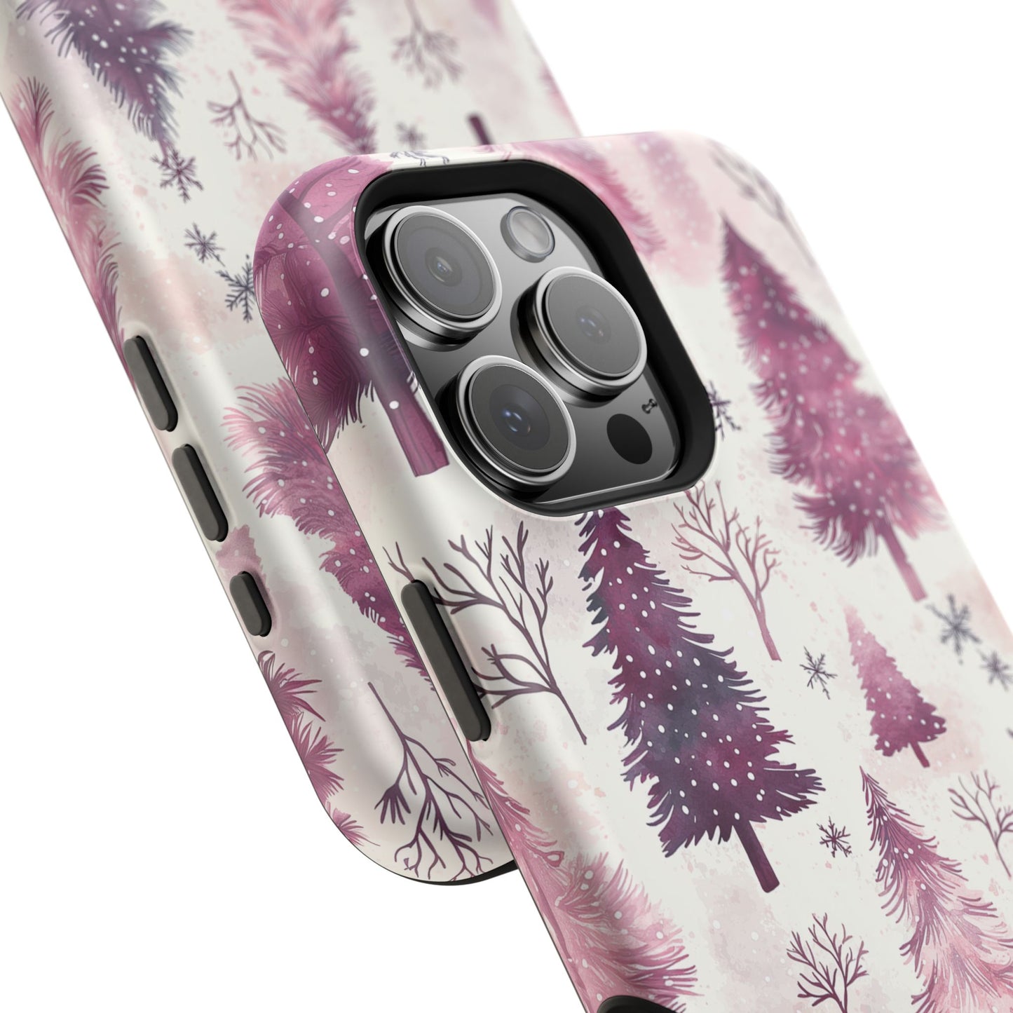 Winter Wonderland Purple Christmas Trees –  MagSafe iPhone Series Case