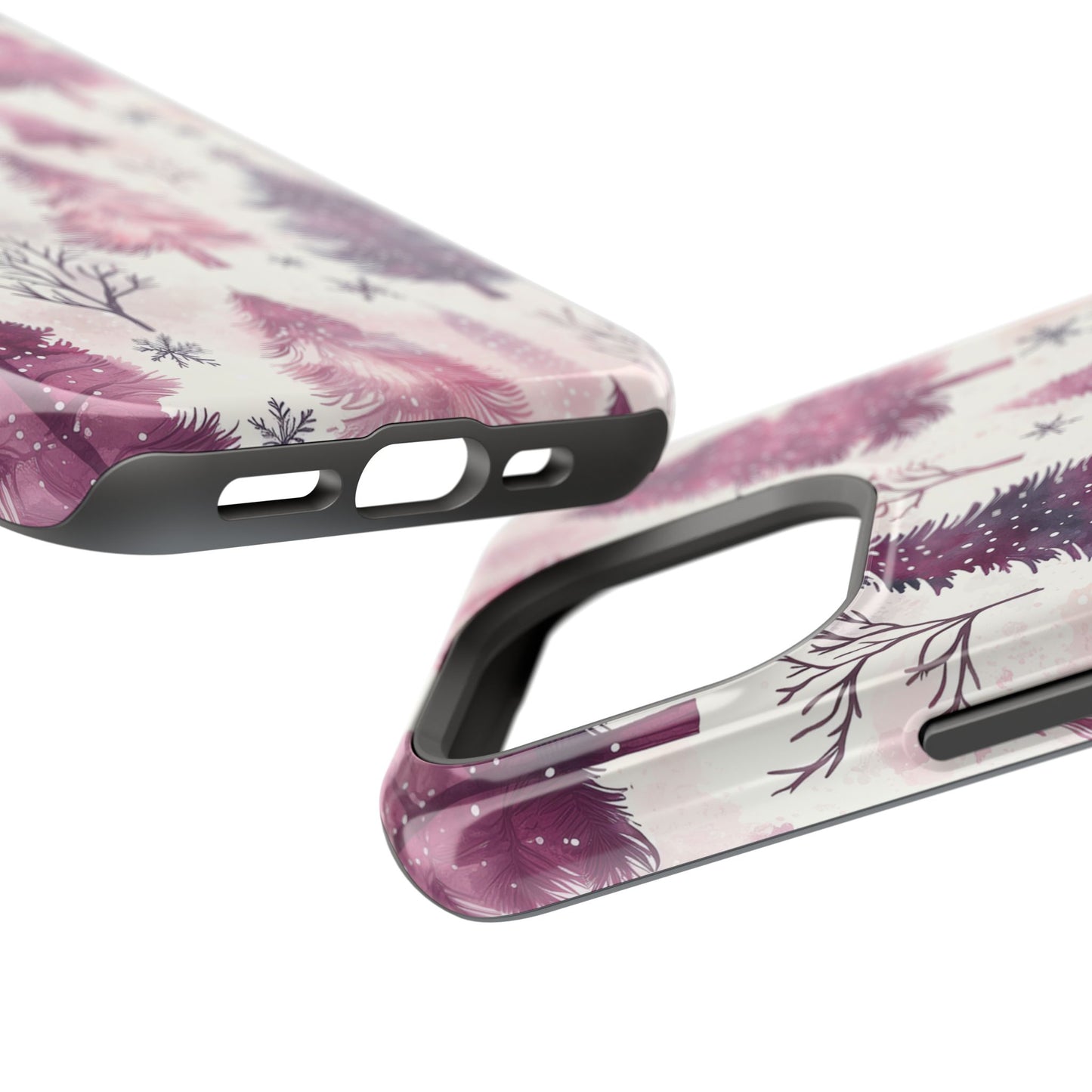 Winter Wonderland Purple Christmas Trees –  MagSafe iPhone Series Case