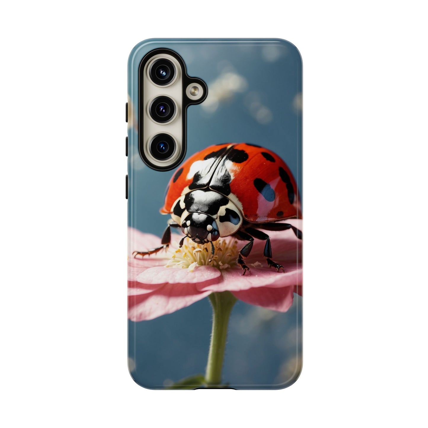 Samsung Galaxy Case: Floral Ladybug Delight