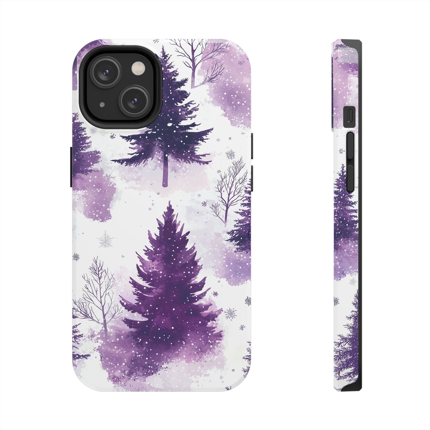 Purple Snowy Forest - iPhone Series Case