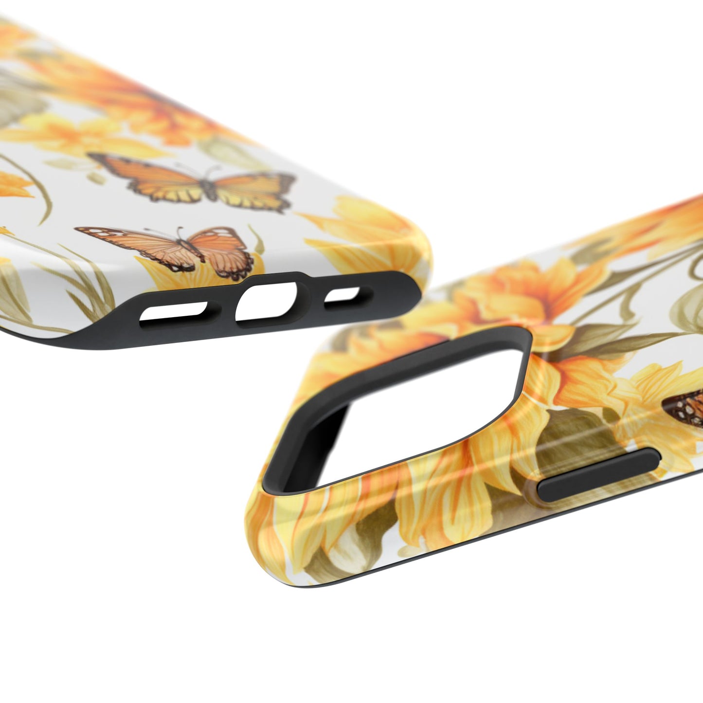 Sunflower & Butterfly Bliss - MagSafe iPhone Series Case